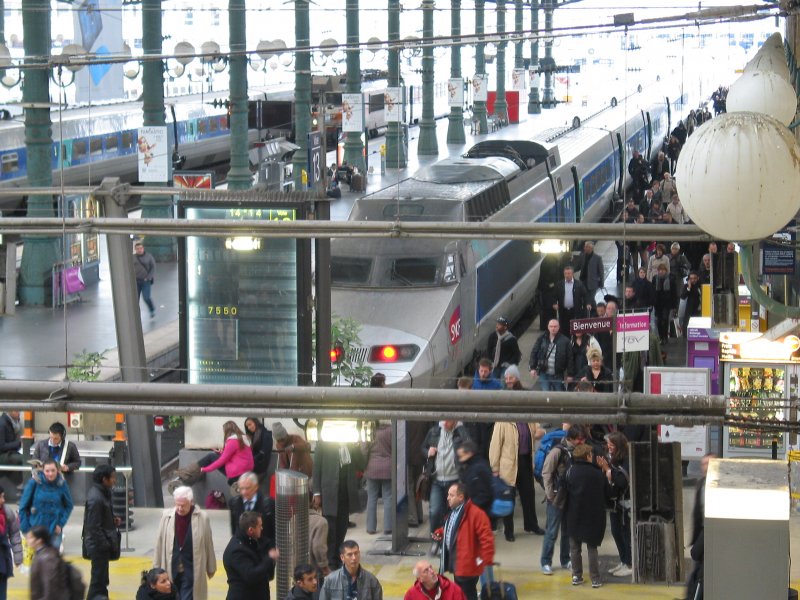 Pařížské nádraží Paris - Gare du Nord